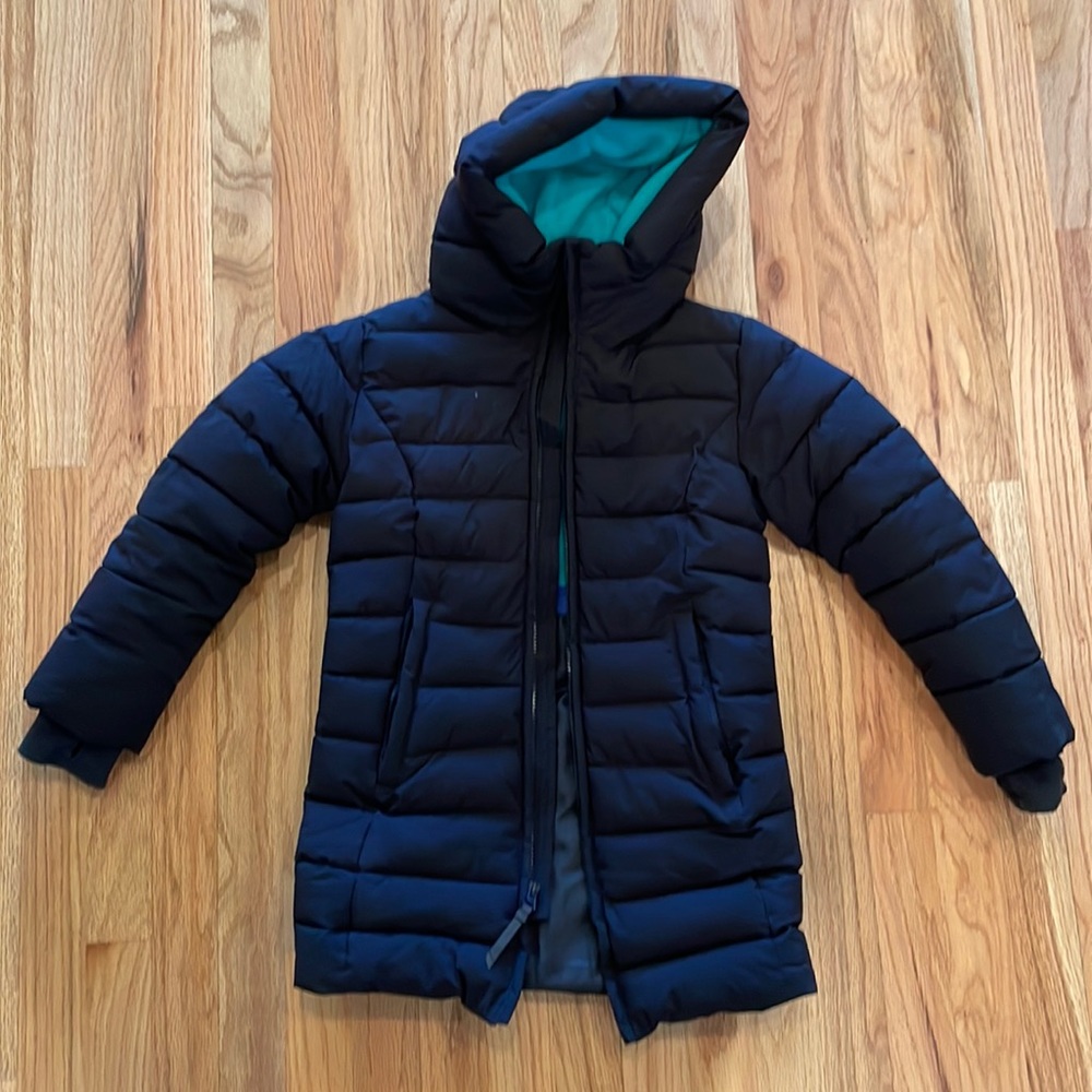 Long warm winter coat size 6